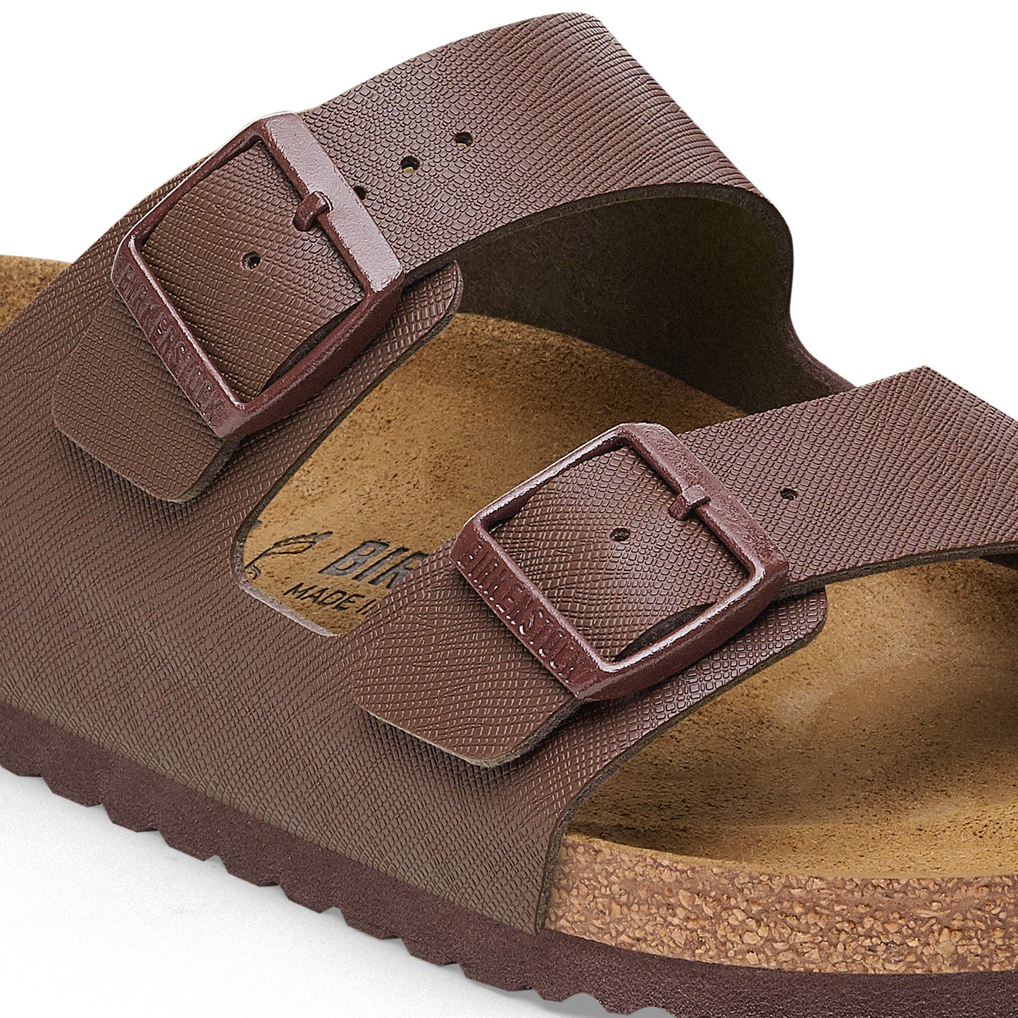 Birkenstock Saffiano Roast Birko-Flor Sandal Close