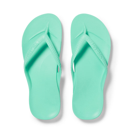 Arch Support Thongs Mint - Archies Footwear