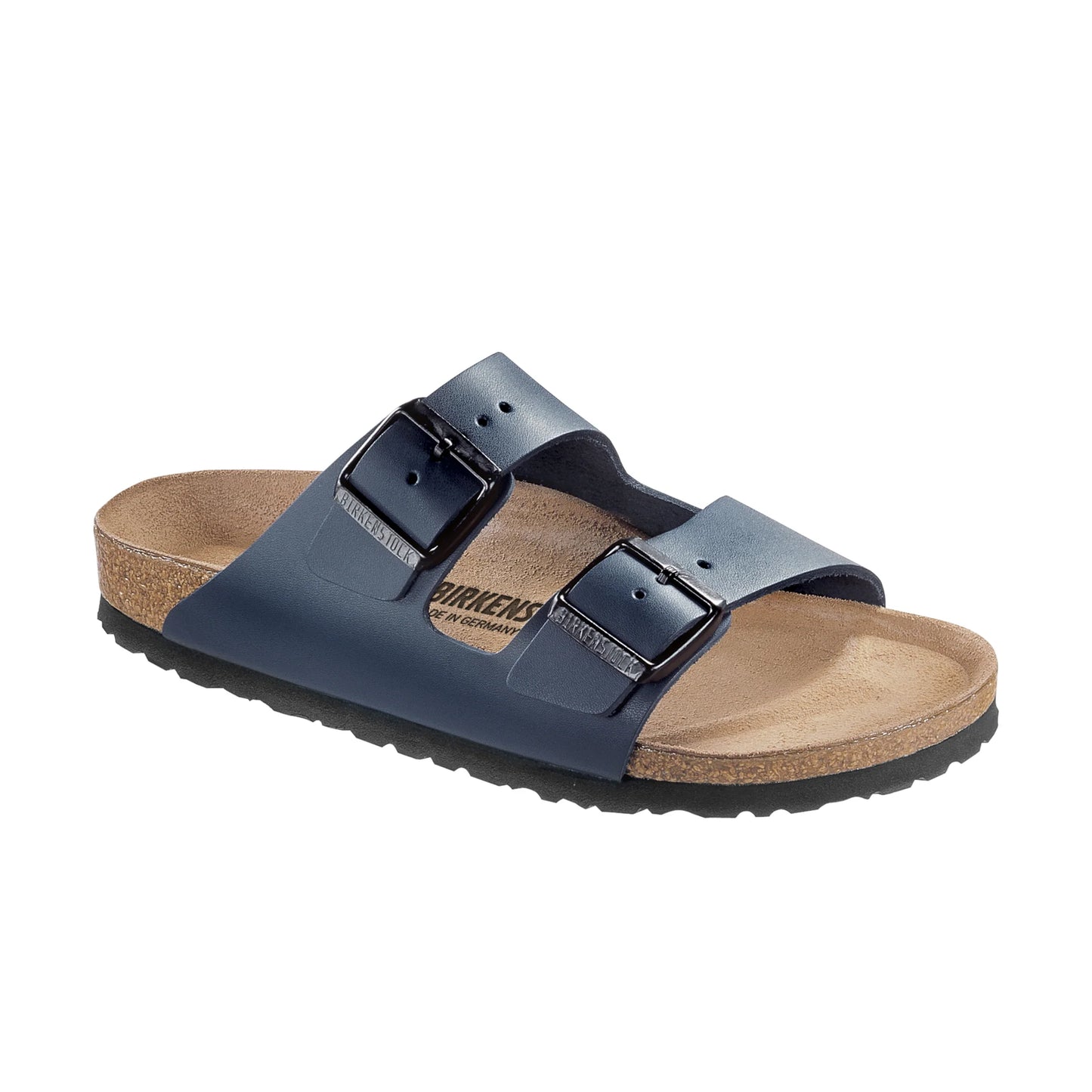 Arizona Blue Smooth Leather Sandal - Birkenstock