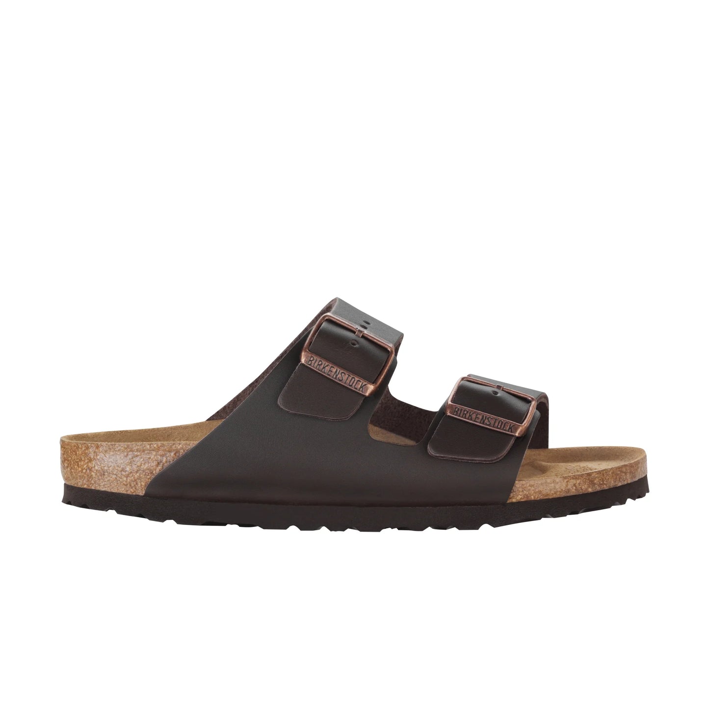 Arizona Dark Brown Smooth Leather Sandal - Birkenstock