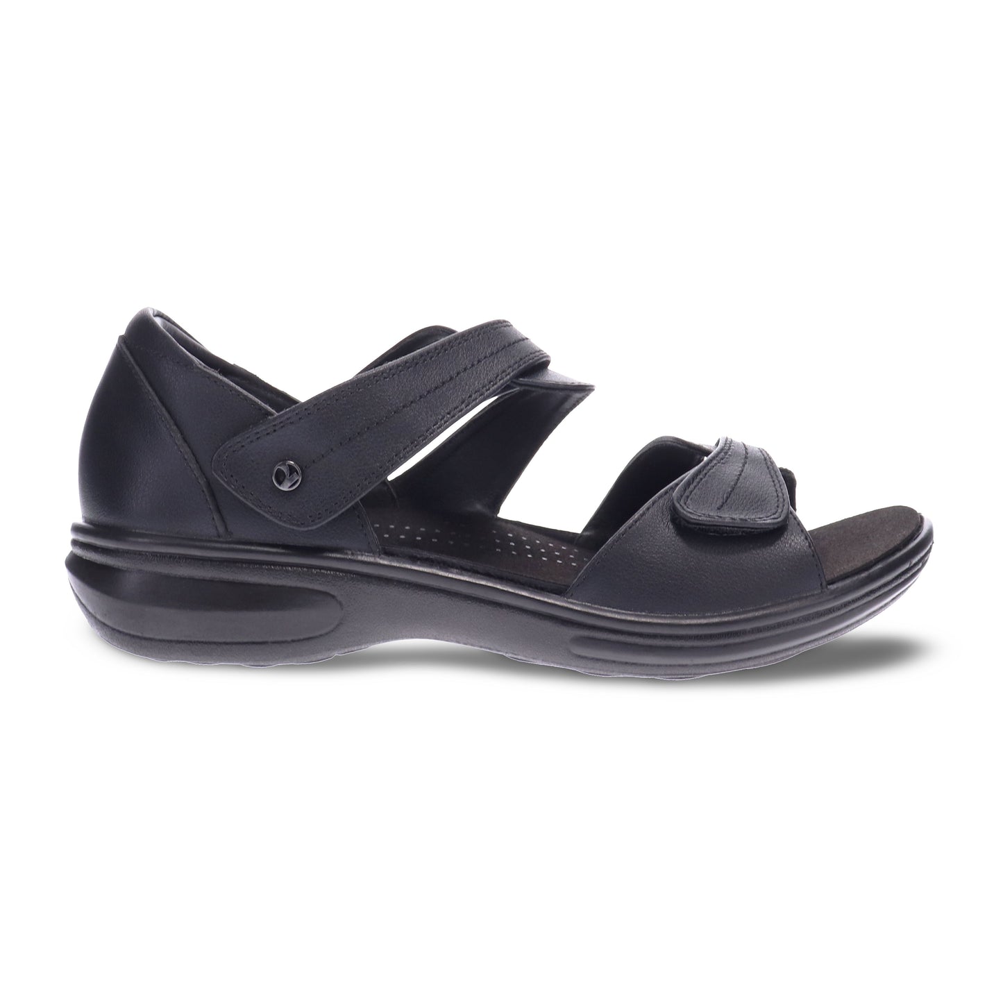 Geneva Black Sandal - Revere