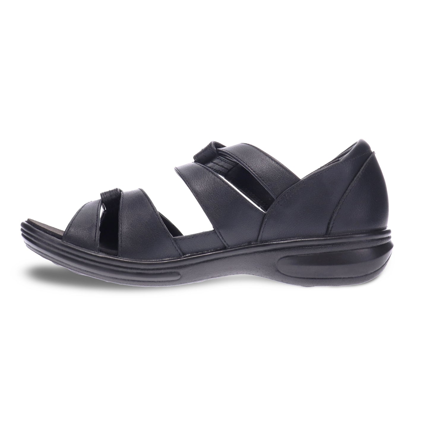 Geneva Black Sandal - Revere