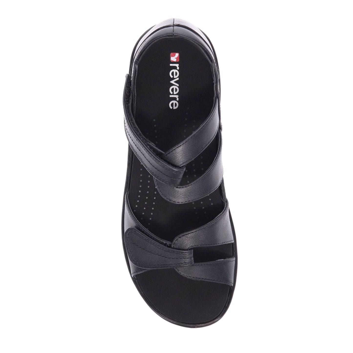 Geneva Black Sandal - Revere