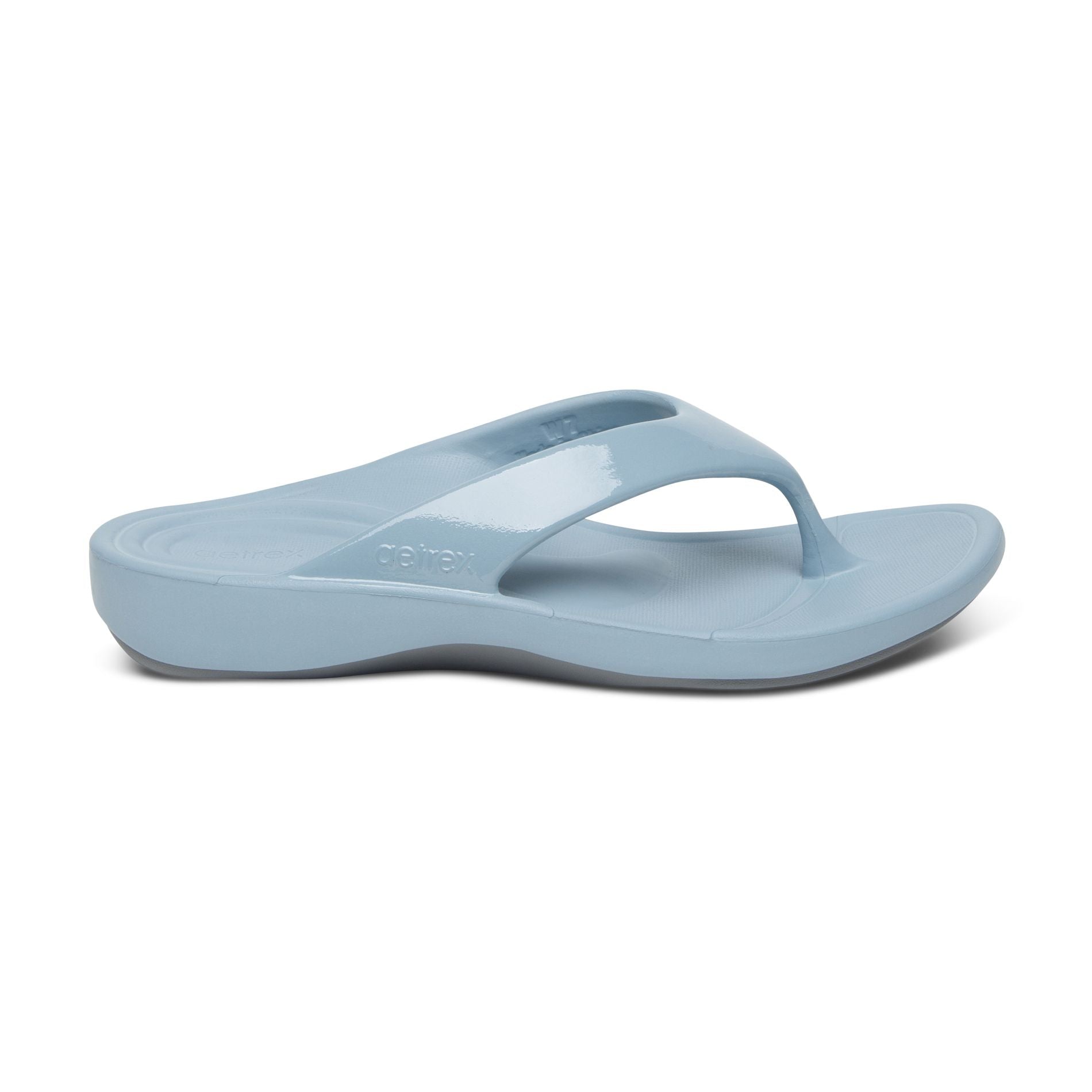 Aetrex Maui Women's Sandal Blue Side (Outer)