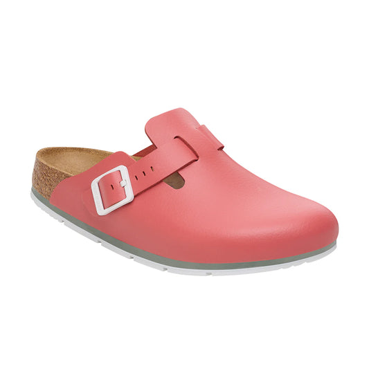 Boston Pro Mars Red Smooth Leather Clog - Birkenstock