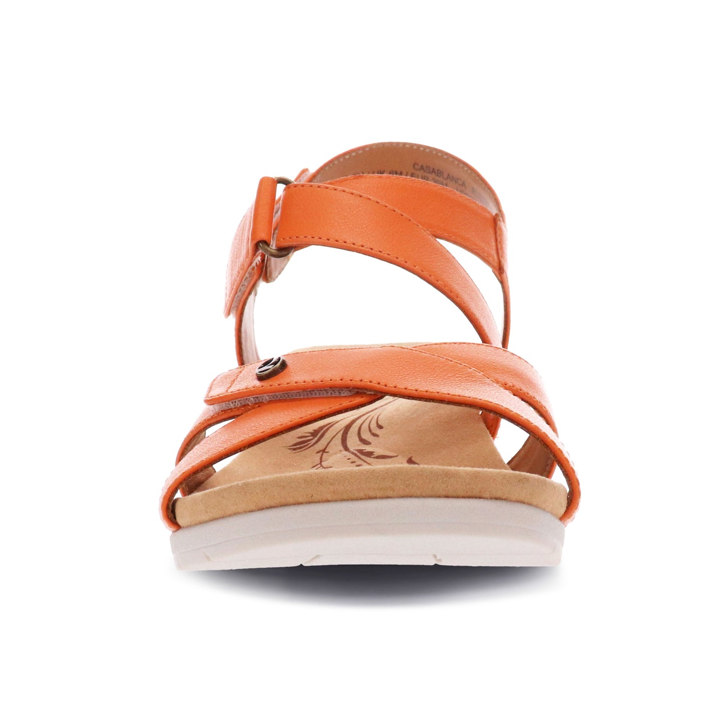 Casablanca Wedge Sandal Rustic Orange Sandal - Revere