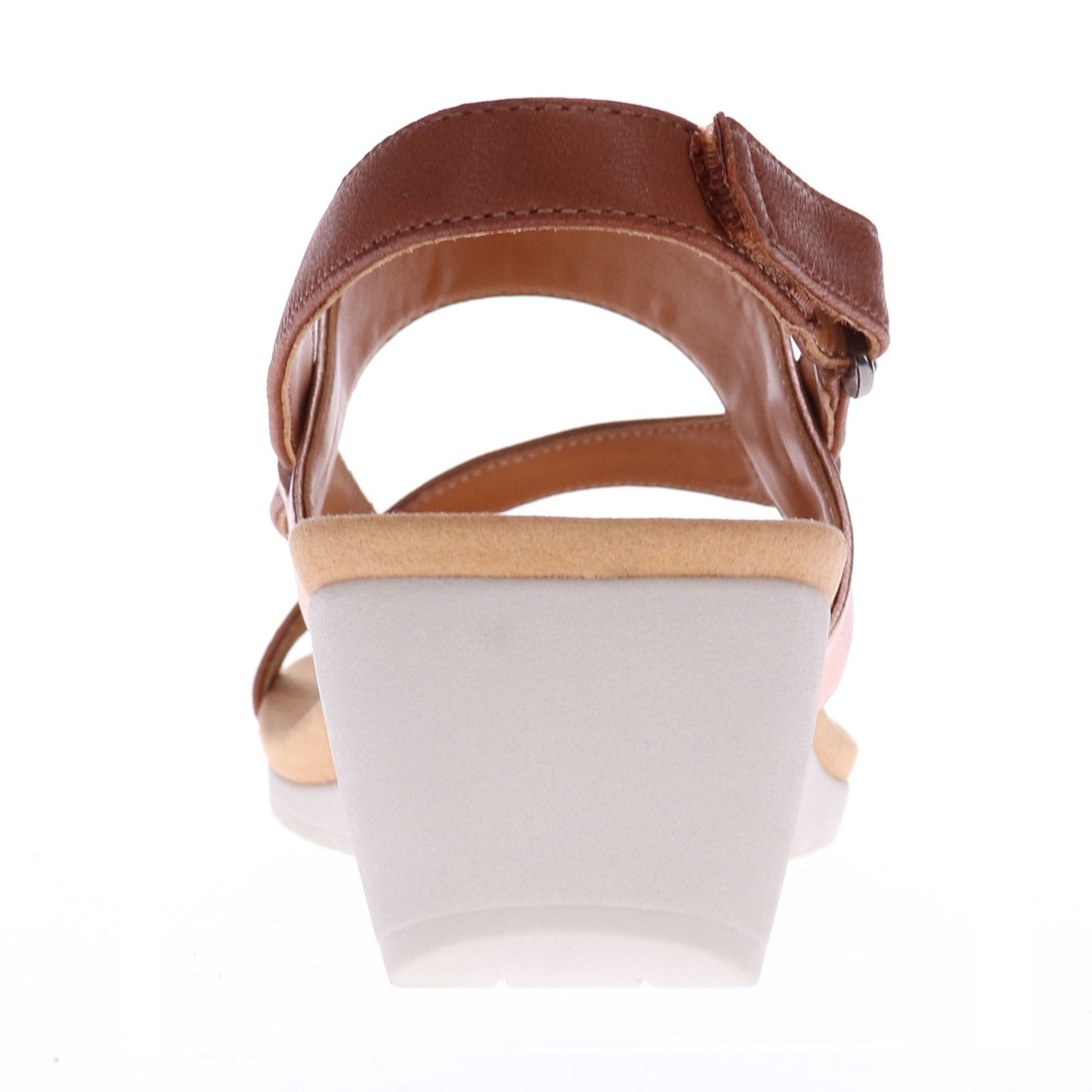 Honolulu Cognac/Rose Wedge Sandal - Revere