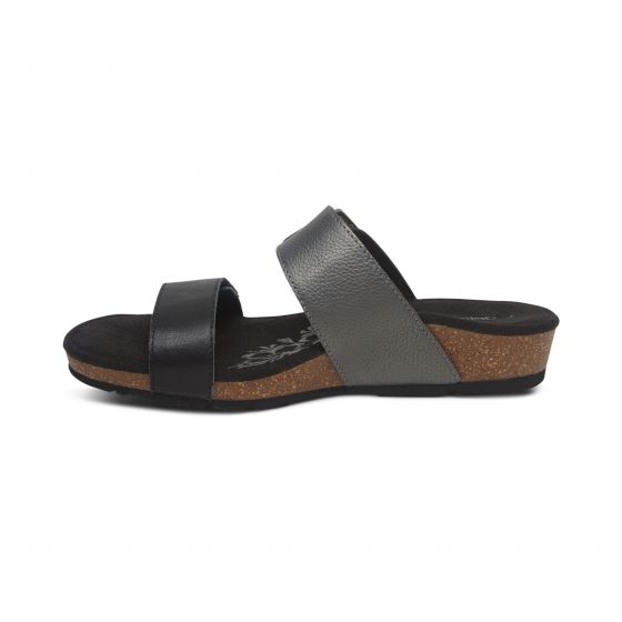 Daisy Adjustable Slide Black - Aetrex