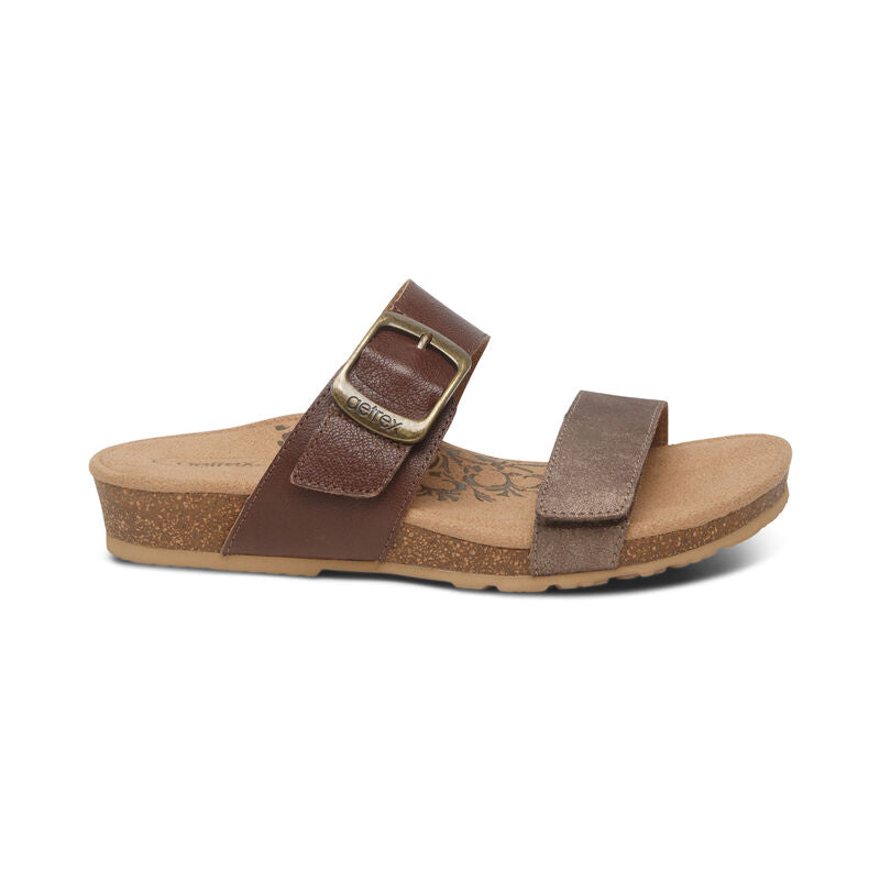 Daisy Adjustable Slide Brown - Aetrex