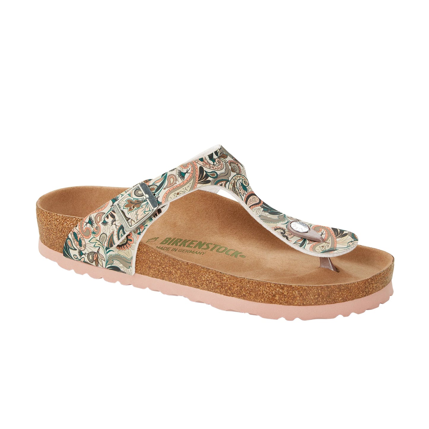 Gizeh Vegan Paisley Light Rose Birko-Flor Sandal - Birkenstock