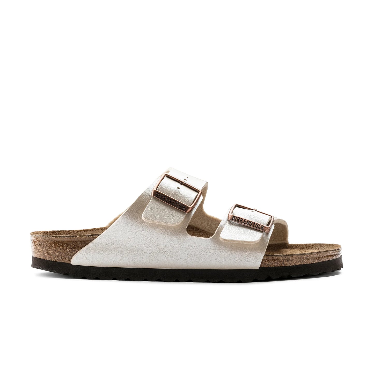 Arizona Graceful Pearl White Birko-Flor Sandal - Birkenstock