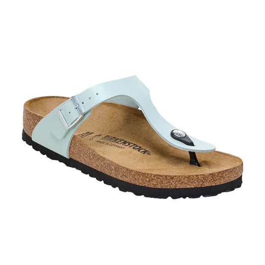 Gizeh Graceful Surf Green Birko-Flor Sandal - Birkenstock