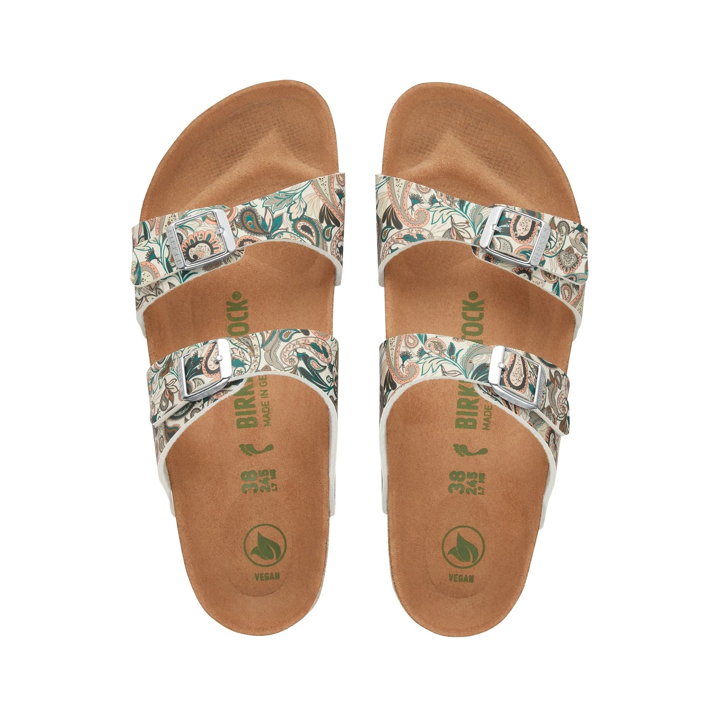 Sydney Vegan Paisley Light Rose Birko-Flor Sandal - Birkenstock