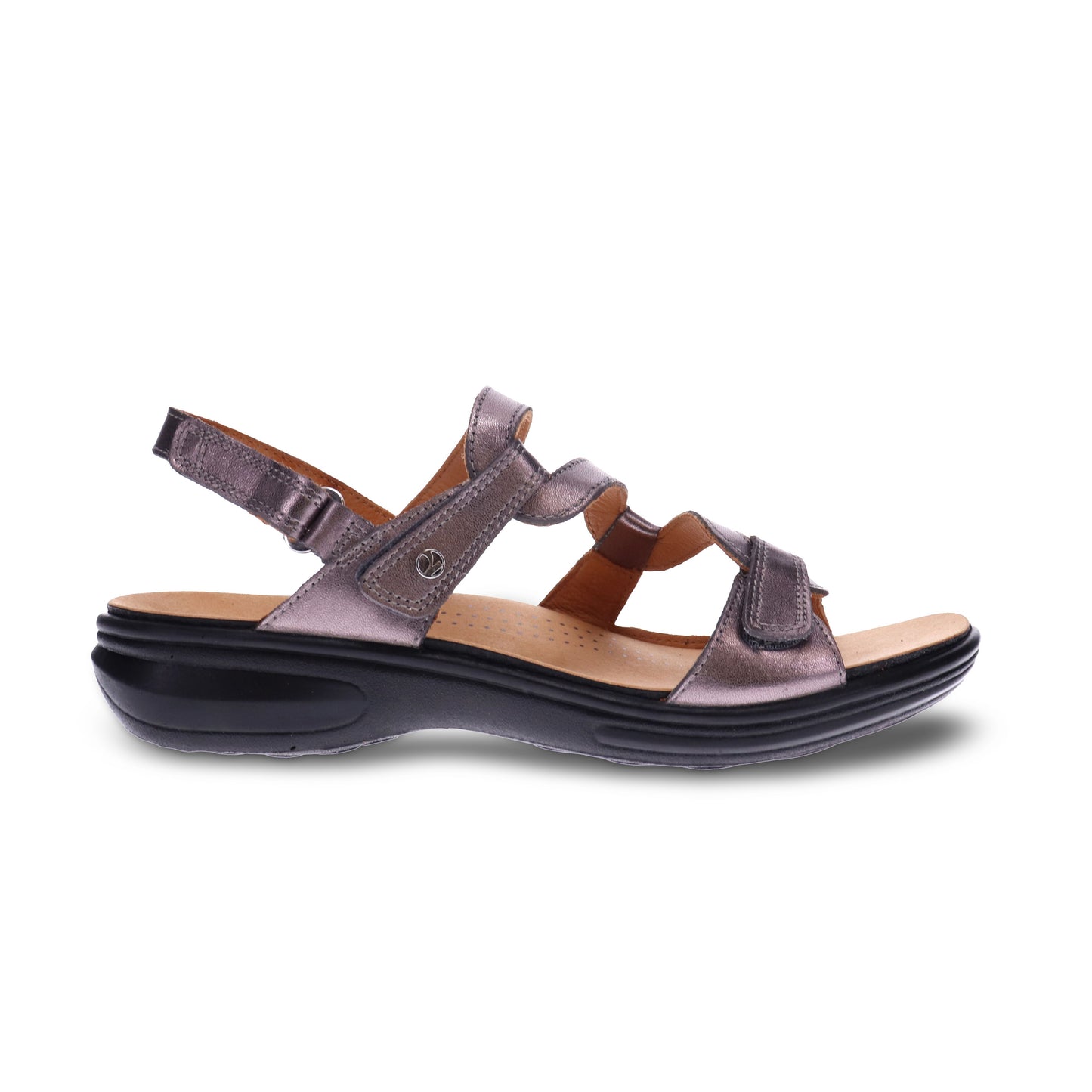 Miami Gunmetal Sandal - Revere