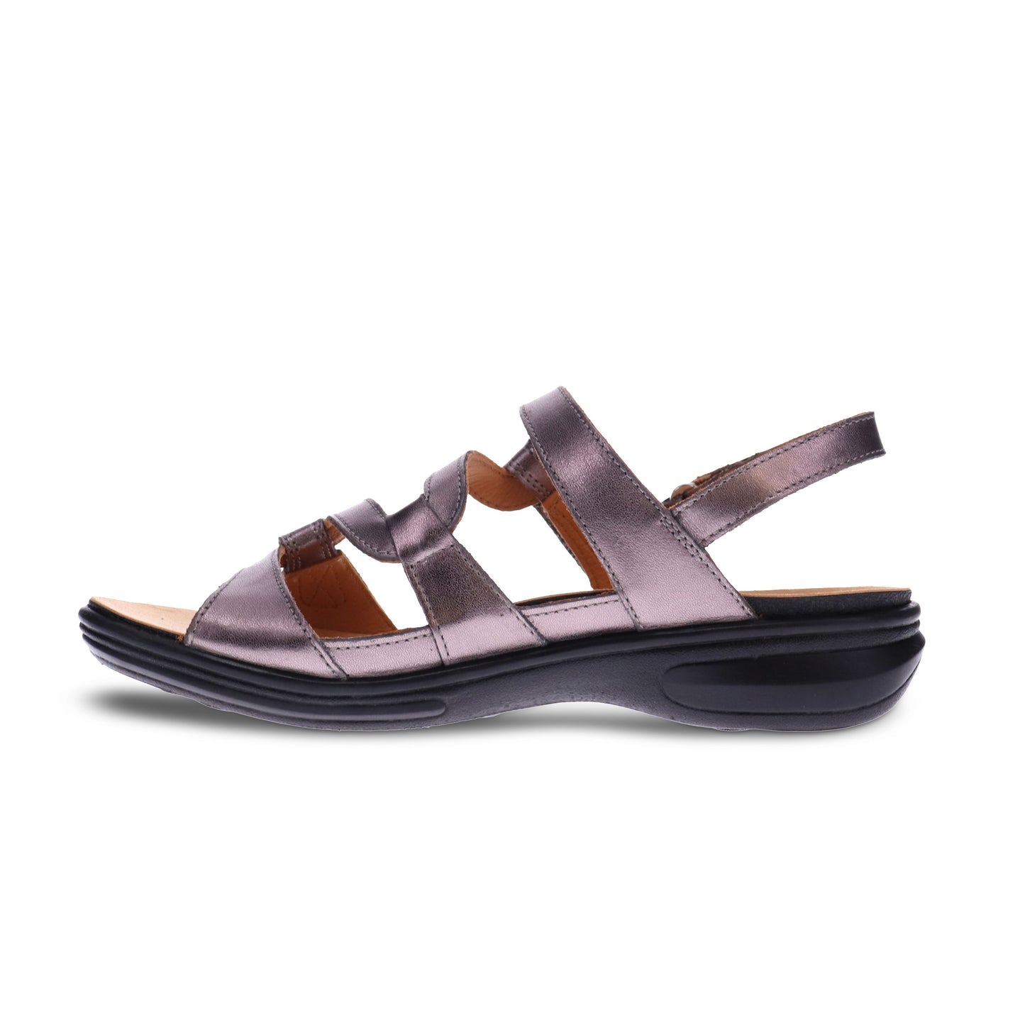 Miami Gunmetal Sandal - Revere