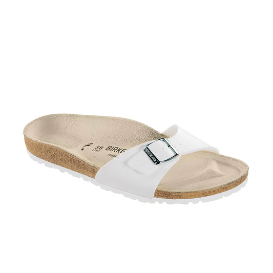 Madrid White Birko-Flor Sandal