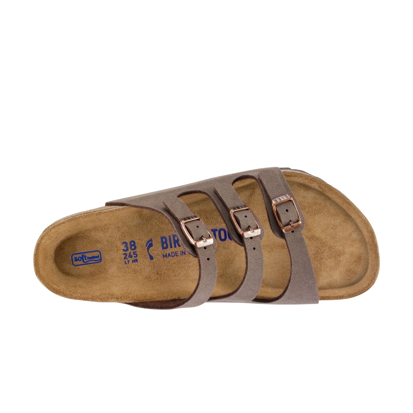 Florida SFB Mocca BirkiBuc Sandal - Birkenstock