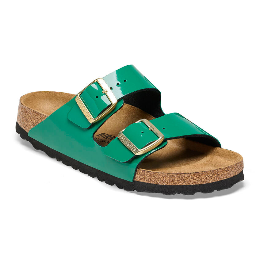 Arizona Patent Digital Green Birko-Flor Sandal - Birkenstock