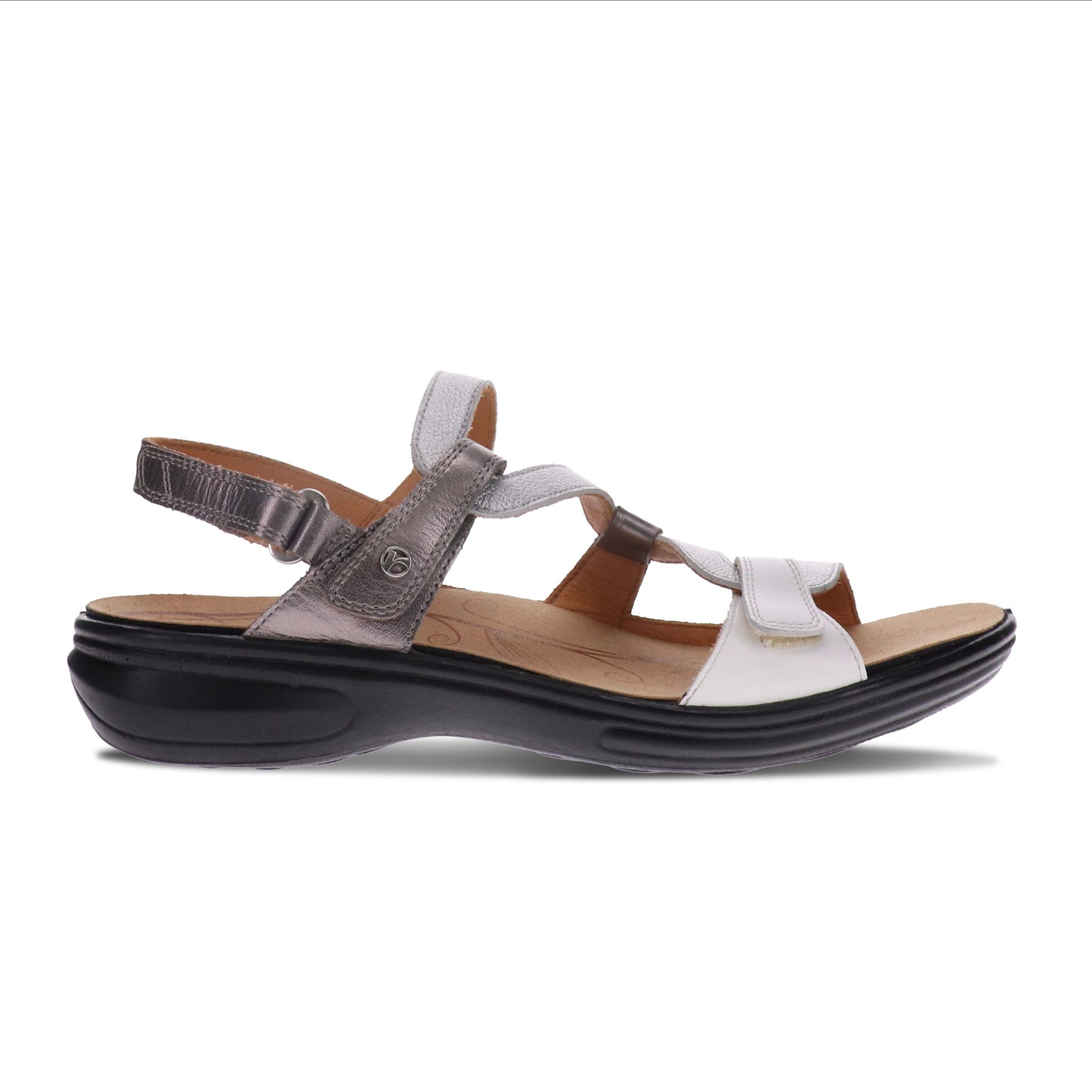 Miami Silver Fusion Sandal - Revere