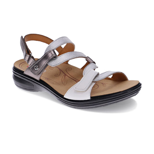 Miami Silver Fusion Sandal - Revere