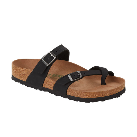 Mayari Earthy Vegan Black BirkiBuc Sandal - Birkenstock