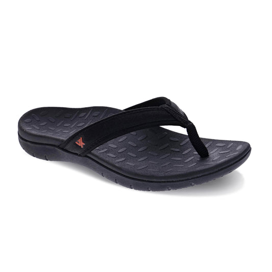 Venture Toe-Post Sandal Black - Vitasole