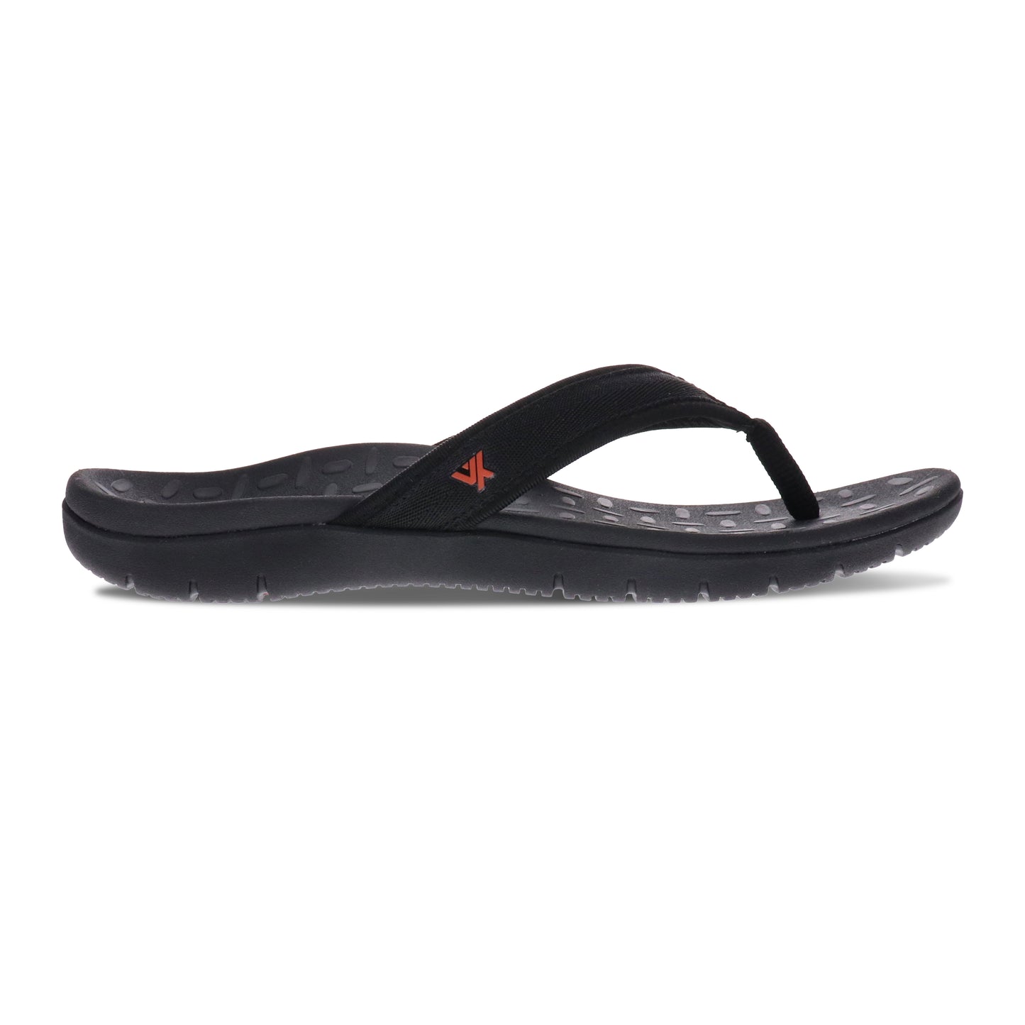 Venture Toe-Post Sandal Black - Vitasole